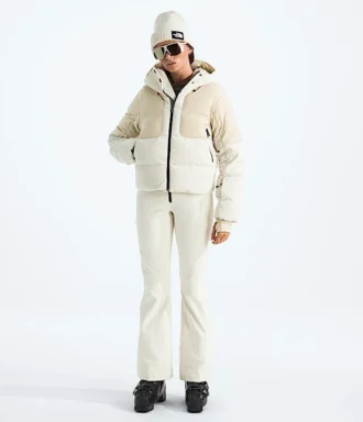 Cold Spell Corduroy Cropped Daunenjacke für Damen