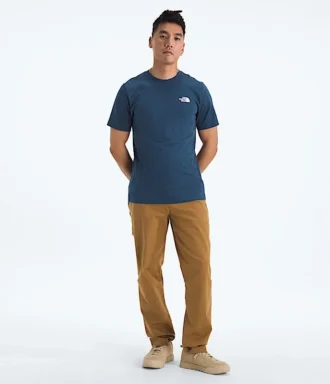 Herren-T-Shirt Core Wavy Lines Box NSE mit kurzen Ärmeln