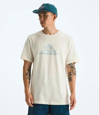Herren-T-Shirt Evolution Mtn Base mit kurzen Ärmeln – Grafik