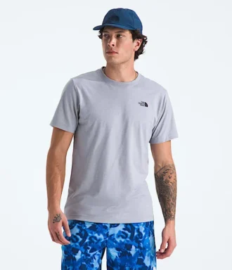 Herren-T-Shirt mit kurzen Ärmeln aus Tri-Blend-Material