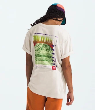 Herren-T-Shirt mit kurzen Ärmeln TNF Red Box Kilimanjaro Heavyweight Tee