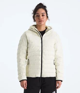 Klassische Daunenjacke mit Kapuze für Damen