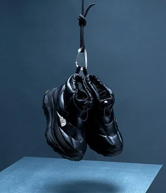 Leder-Pack-Stiefelette Hybrid