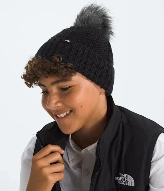 Oh Mega Fur Pom Beanie für Kinder