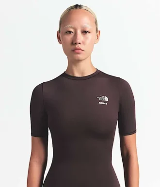 The North Face X SKIMS Damen-Kurzarm-Oberteil Refina